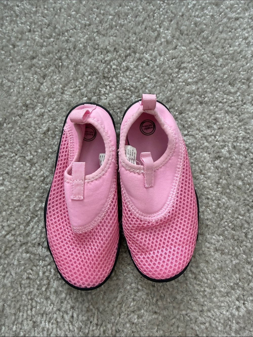 wonder nation Pink Slip-On Kids Water Shoes